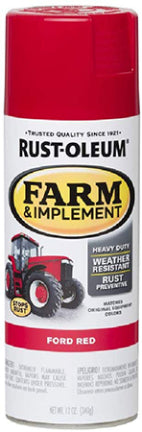 SPRAY PAINT 12OZ MASSEY FARM/IMPLEMENT