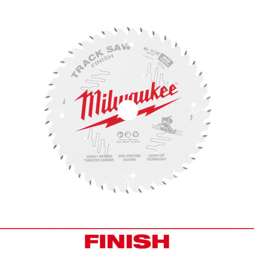 Milwaukee® 6-1/2” 40T Finish Track Saw Blade