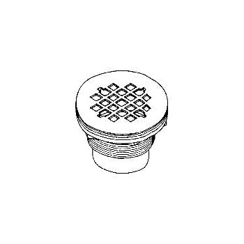 Sioux Chief 828-2PK 2pvc Shwr Dr/Ss Strnr