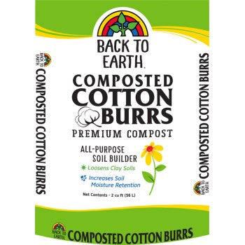 Soil Mender 50050315 Back To Earth CCB 2 Comp Cotton Burr Soil Mender