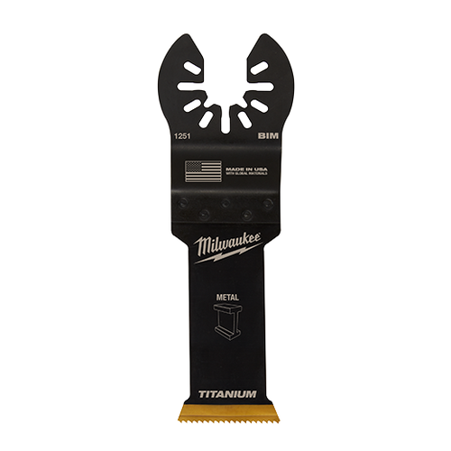 Milwaukee® Open-Lok™ 1-3/4 Titanium Enhanced Bi-Metal Metal Blade 3pk