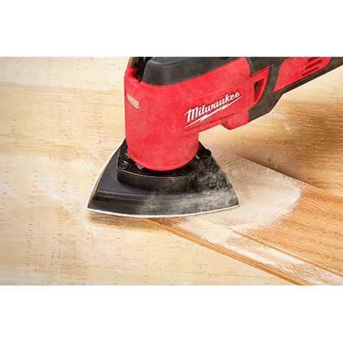 Milwaukee® 3-1/2 Open-Lok Triangle Sanding Pad & Sandpaper