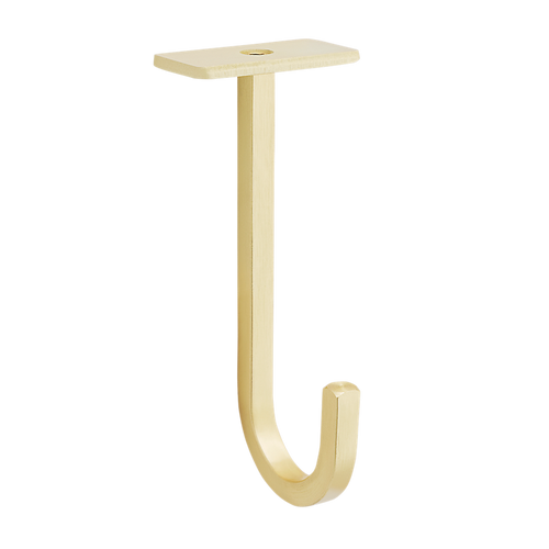 National Hardware Long Ceiling Hook 5-in, Brushed Gold