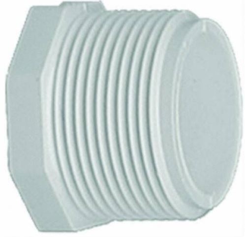 Genova Products PVC Male Pipe Thread Plug (Mip)