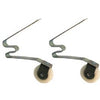 Sliding Screen Door Spring Tension Rollers, Nylon Ball Bearing, 2-Pk.