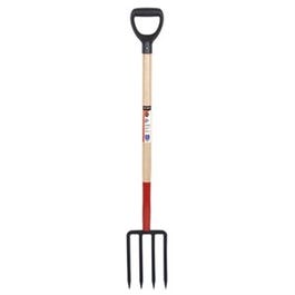 Spading Fork, 4 Tines, D-Grip Handle