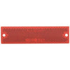 Trailer Reflector, Rectangular, Red, 4-3/8 x 1-1/8-In.