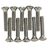 Wall Plate Screws, Steel, Satin Nickel, 14-Pk.