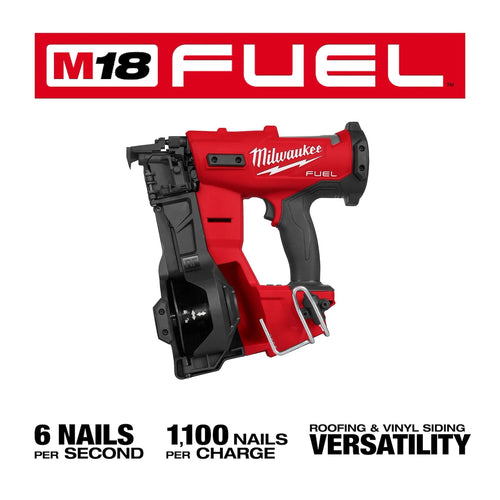Milwaukee M18 FUEL™ Coil Roofing Nailer