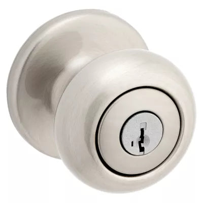 Kwikset Cove Knob - Keyed - featuring SmartKey