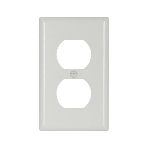 Eaton 2132W-SP Duplex Receptacle Wallplate