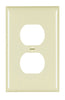 Legrand Pass & Seymour® TradeMaster® Jumbo 1-Gang Nylon Wall Plate 1 Duplex Receptacle Opening