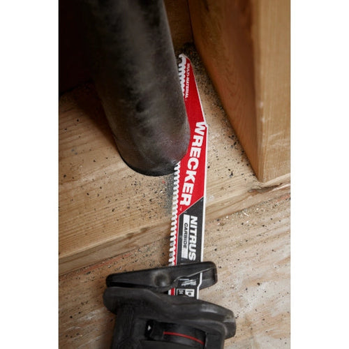 Milwaukee WRECKER™ with NITRUS™ Carbide SAWZALL® Blade for Multi-Material