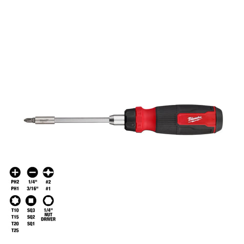 Milwaukee 14-in-1 Ratcheting Multi-Bit Screwdriver