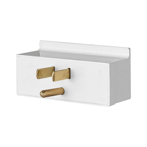 Leviton 15 Amp Triple Outlet/Receptacle Plug-In Adapter, Grounding, White