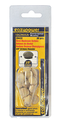 Eazypower 20pcs 3/8in. Mushroom Shaped B Plug