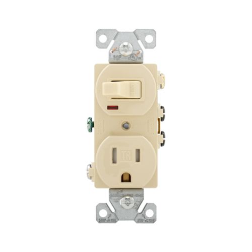 Eaton Cooper Wiring Commercial Grade Combination Switch TR274V