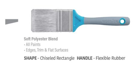 Wooster Brush Flex & Fit Rectangle Brush 8713