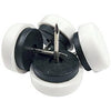 TruGuard Nail-On Cushion Plastic Base Furniture Glides