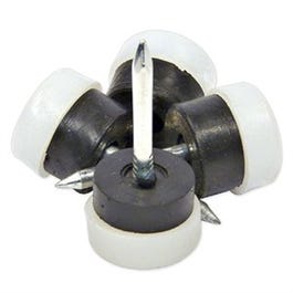 TruGuard Nail-On Cushion Plastic Base Furniture Glides