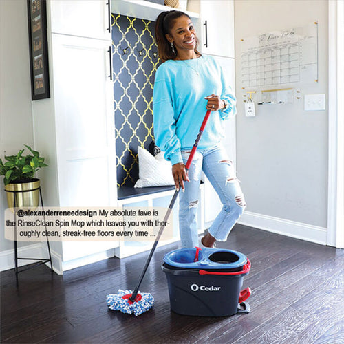 O-Cedar RinseClean™ Spin Mop & Two Bucket System
