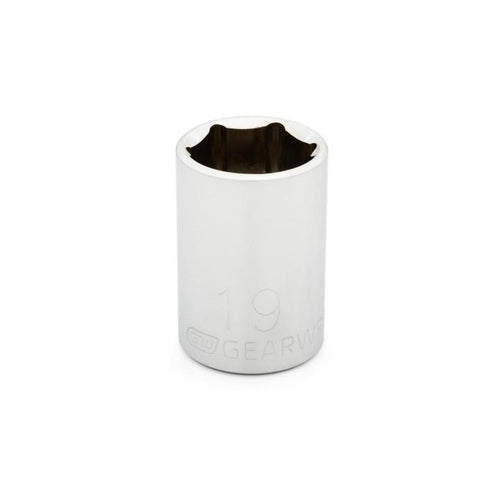 GearWrench 1/2 Drive 6 Point Standard Metric Socket 19mm