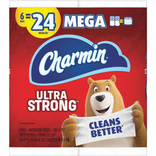 Charmin Ultra Strong Toilet Paper (6 Mega Rolls)